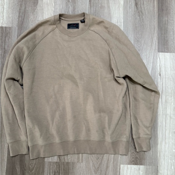 Greg Norman Collection Men's Beige Crewneck Sweater - Picture 1 of 5
